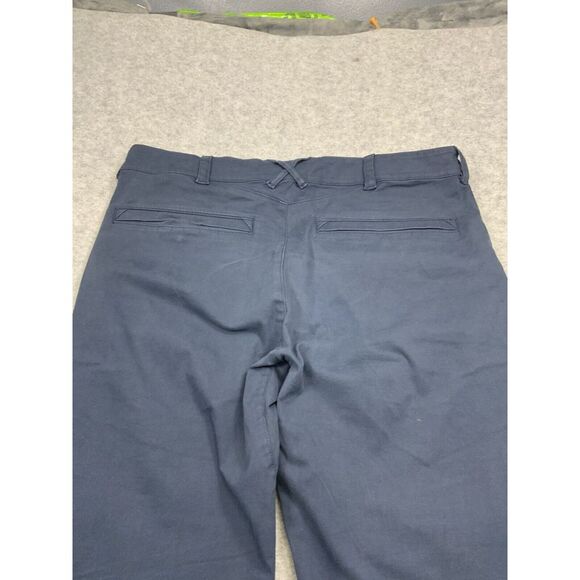 Mack Weldon Tech Chino Pants 32x34 Mens Navy Blue Daily Wear Stretch Casual - Picture 4 of 13